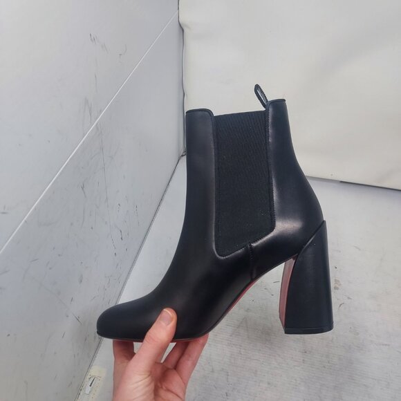 Christian Louboutin Black Leather Turelastic Chelsea Boot - Picture 8 of 12